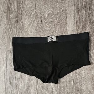Victoria Secret Womens Shortie Sz Medium! Black Glitz!!